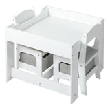 BoPeep Kids Table and Chairs Set Storage - Side View