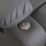 Levede Massage Chair Recliner Chairs Grey - Side View