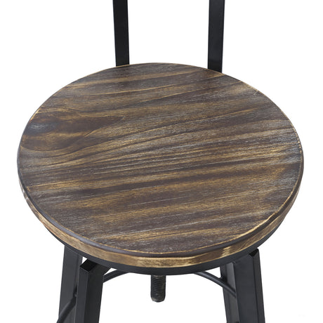 Levede 2x Bar Stool Industrial Adjustable-2006732717995200515