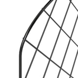 Mountview 10 Pcs Garden Fence Border Rustproof Metal - Side View