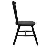 Levede 2x Dining Chairs Kitchen Winsor Black-2018816905514717187
