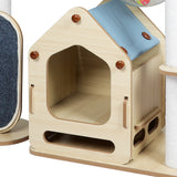 PaWz Cat Tree Scratching Post Scratcher - Side View