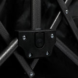 Lambu Folding Wagon Cart Black - Side View