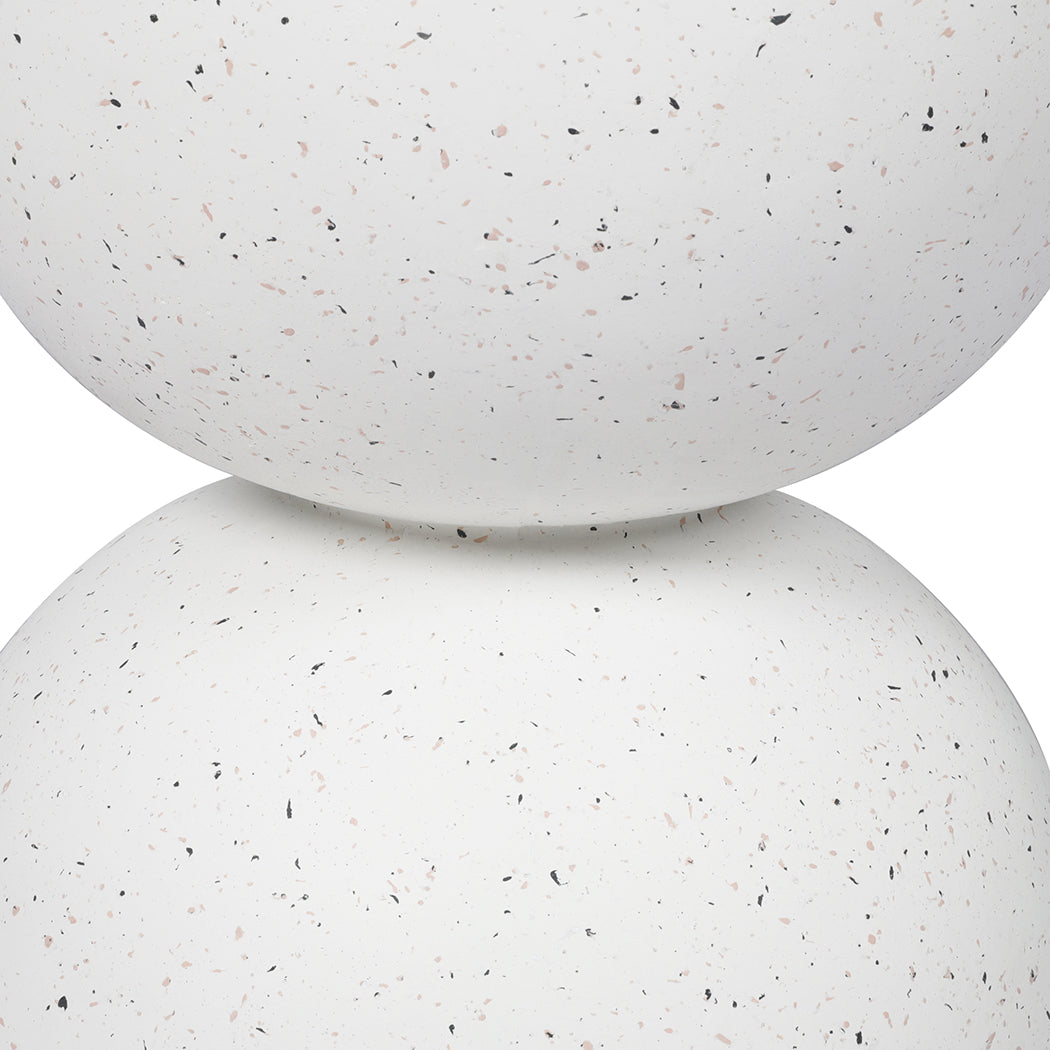 Levede Side Table Terrazzo Coffee Tables Beige-2018816896694095875