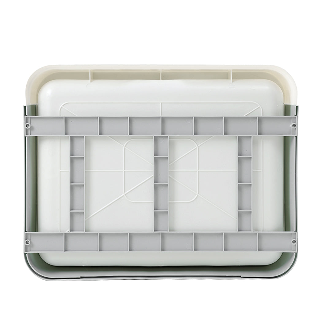 PaWz Foldable Cat Litter Box Tray Enclosed Grey-2018816740015869955