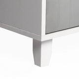 PaWz Enclosed Cat Litter Cabinet Box Grey-2018816830264709123