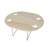 Picnic Basket Set Willow Baskets Outdoor - Side View