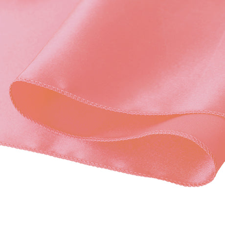 50x Satin Chair Sashes Cloth Cover Wedding Coral-2018816776296599555