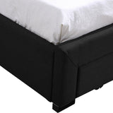 Levede Queen Bed Frame Fabric Tufted Dark Grey-2006733223215894531
