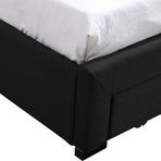 Levede Queen Bed Frame Fabric Tufted Dark Grey-2006733223215894531