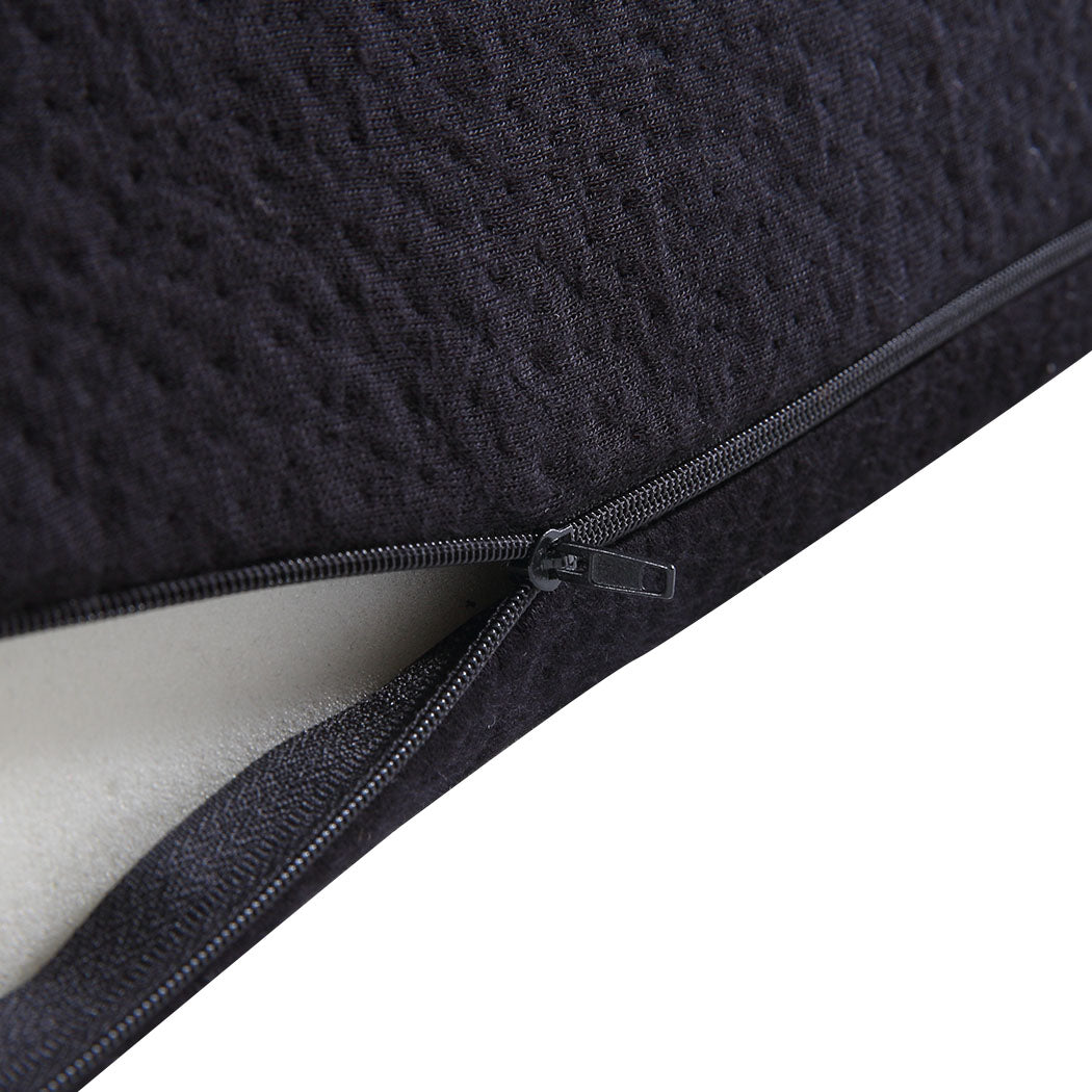 Cool Gel Memory Foam Bed Wedge Pillow Black 30-2006733150511828995