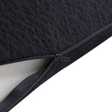 Cool Gel Memory Foam Bed Wedge Pillow Black 30 - Side View