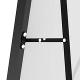 Yezi 165X60CM Full Length Mirror Wall Mounted Mirror Black - Side View
