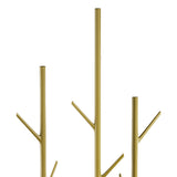 Levede Coat Rack Clothes Stand 8 Hook Organizer Gold-2018816841975205891