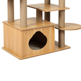 PaWz Cat Tree Scratching Post Scratcher - Side View