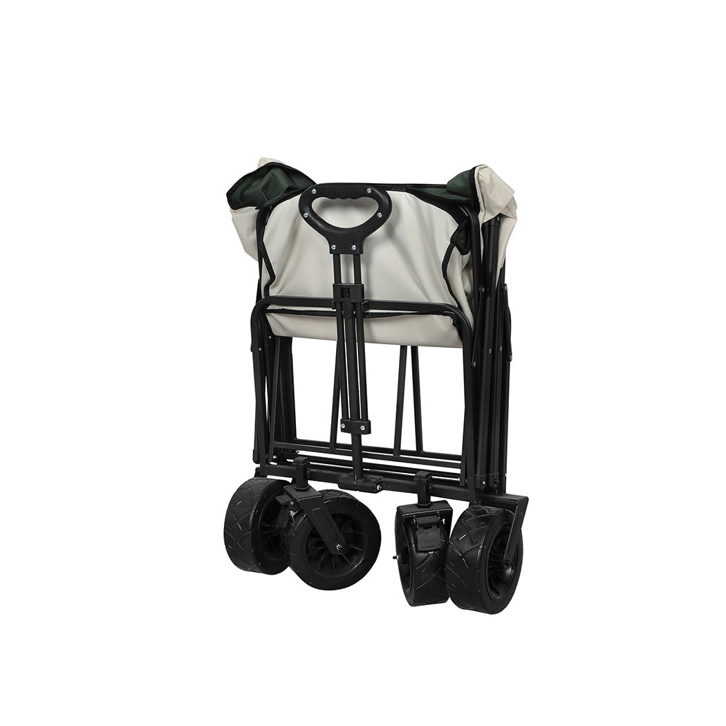 Lambu Garden Camping Trolley Outdoor Beige-2018816823897755651