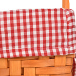 Picnic Basket Outdoor Baskets Deluxe-2006732947855642627