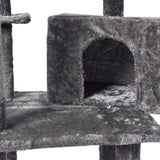 PaWz 130cm Cat Tree Toy Scratching Post Grey-2018816717295325187