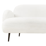 Levede Cloud Sofa 3 Seater Sherpa Fleece White-2006732843321004035
