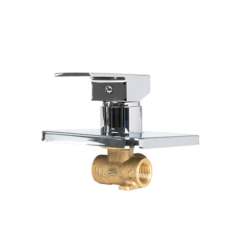 Dutxa Brass Shower Mixer Tap Cold Hot Charcoal-2006733190127030275