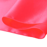 50x Satin Chair Sashes Cloth Cover Wedding Mauve - Side View