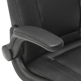 Levede Executive Office Chair Work PU Leather Seat - Side View