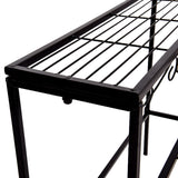 Levede Plant Stand 3 Tier Rectangle - Side View