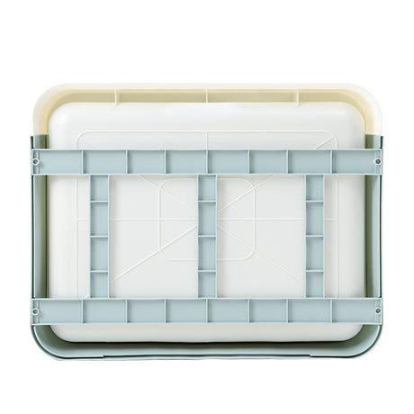PaWz Foldable Cat Litter Box Tray Enclosed Blue-2018816740183642115