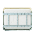 PaWz Foldable Cat Litter Box Tray Enclosed Blue-2018816740183642115