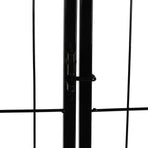 PaWz 8 Panel Pet Dog Playpen Puppy Exercise Black 24 inch-2018816872375521283