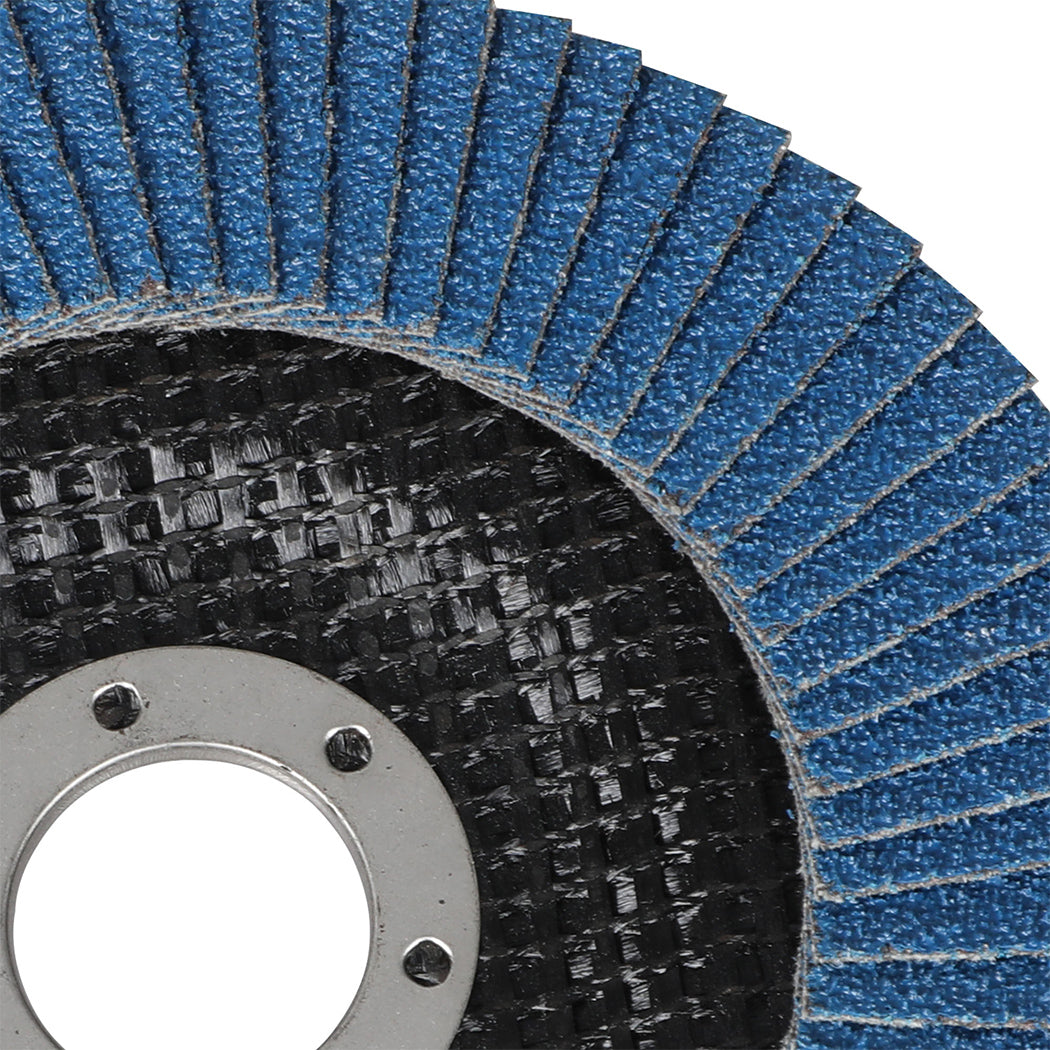 Traderight Flap Discs 125mm 5" Zirconia 1x20mX3 60SQM-2006733181327380483