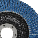 Traderight Flap Discs 125mm 5" Zirconia 1x20mX3 60SQM-2006733181327380483