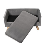 PaWz Pet Sofa Bed Dog Warm Soft Lounge Grey-2018816849411706883