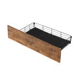 Levede Queen Bed Frame Soft Storage Drawers Headboard USB Charge-2006733226512617475