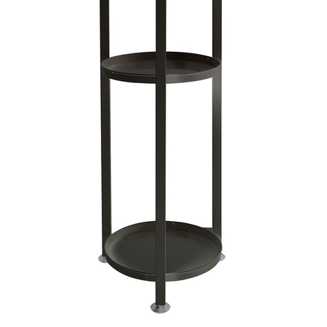 Levede Plant Stand Outdoor Indoor Flower Black Medium-2006732929472008195