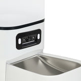 PaWz 6L Automatic Pet Feeder 2 Bowl Food Dispenser - Side View