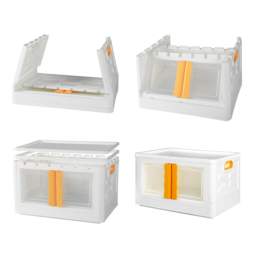 45L Storage Container Stackable Toy Yellow-2006733026901495811