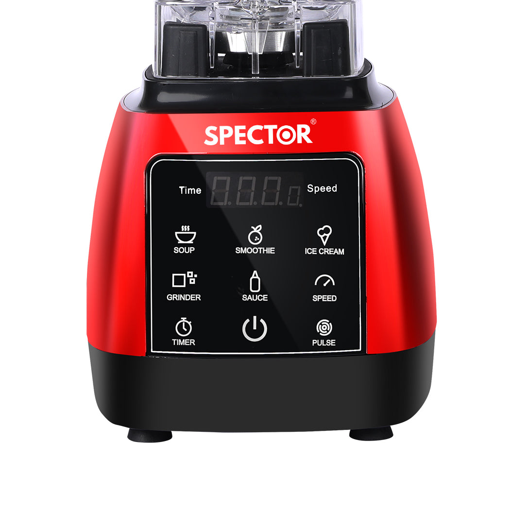 Spector 2L Commercial Blender Mixer Red-2018816877081530371