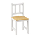 Bopeep Kids Table and Chairs Set Wooden 3PCS Study Play-2006732702165897219
