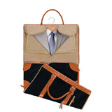 Slimbridge Garment Bags 2 in 1 Hanging Suit Bag Black-2018816731874725891
