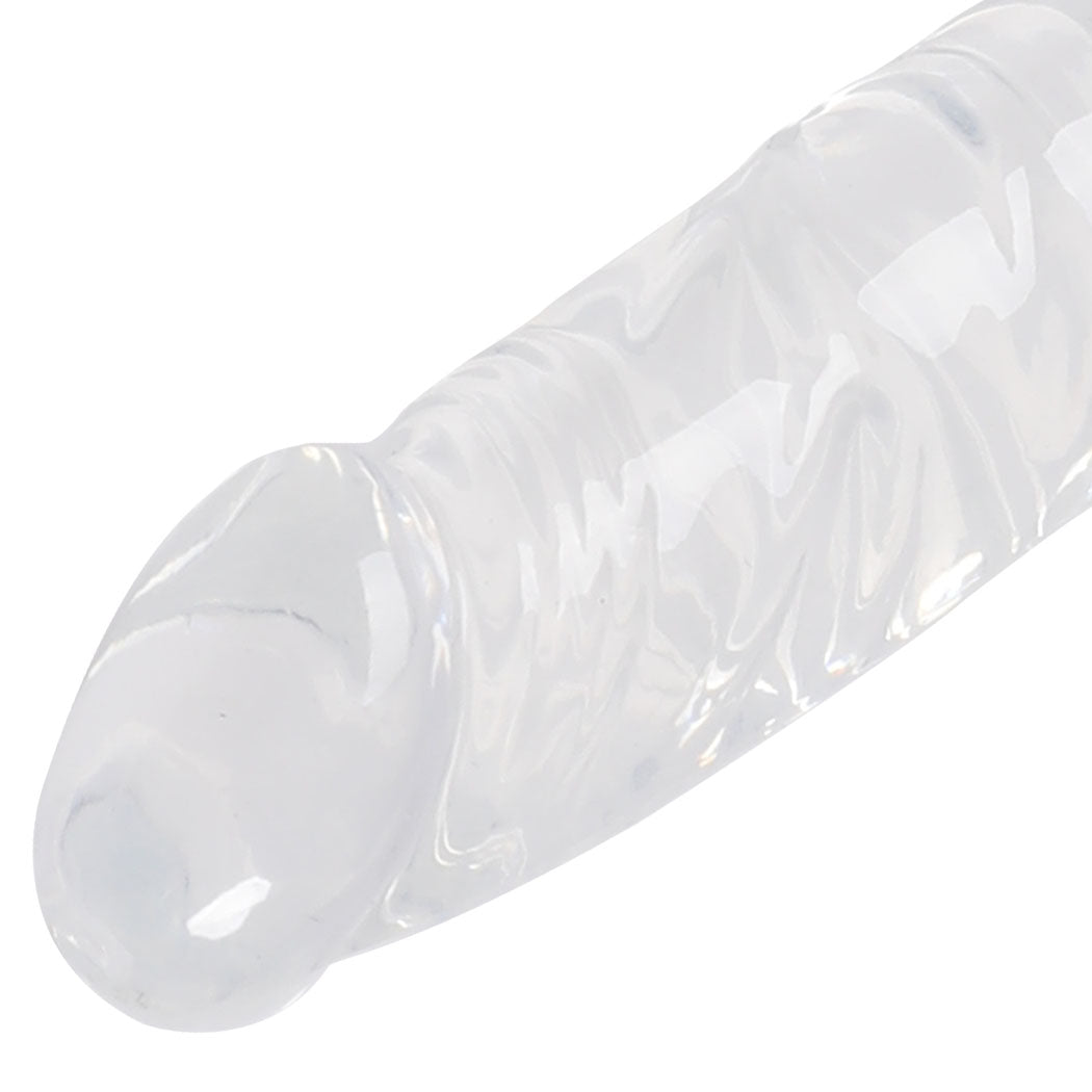 Crystal Dildo Dong Realistic Penis Cock White 15cm-2018816607383588867