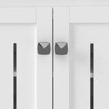 Levede Shoe Cabinet Door Storage Rack Cupboard White-2011971110257692675