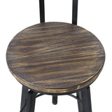 Levede 1x Bar Stool Industrial Adjustable-2006733238923563011