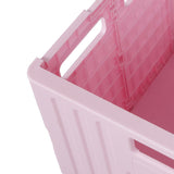 Folding Shopping Trolley Cart Portable Pink-2006733034535129091