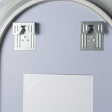 EMITTO LED Wall Mirror Oval Anti-fog 50x90cm - Side View