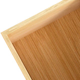 Toque Bamboo Drawer Organizer Multi-Use Storage Box - Side View