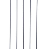 Levede Baby Safety Gate Adjustable Pet Black 45cm Extension - Side View