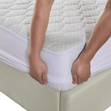 Dreamz Mattress Protector Topper Bamboo Single - Side View