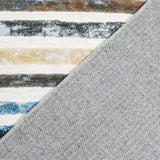 Marlow Floor Rug Short Pile Washable Carpet Soft Plush Non Slip Stripe 200x230-2006732847288815619