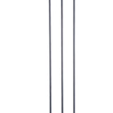 Levede Baby Safety Gate Adjustable Pet Black 20cm Extension - Side View
